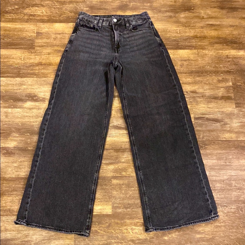 AE Curvy Super High-Rise Baggy Wide Leg Jeans